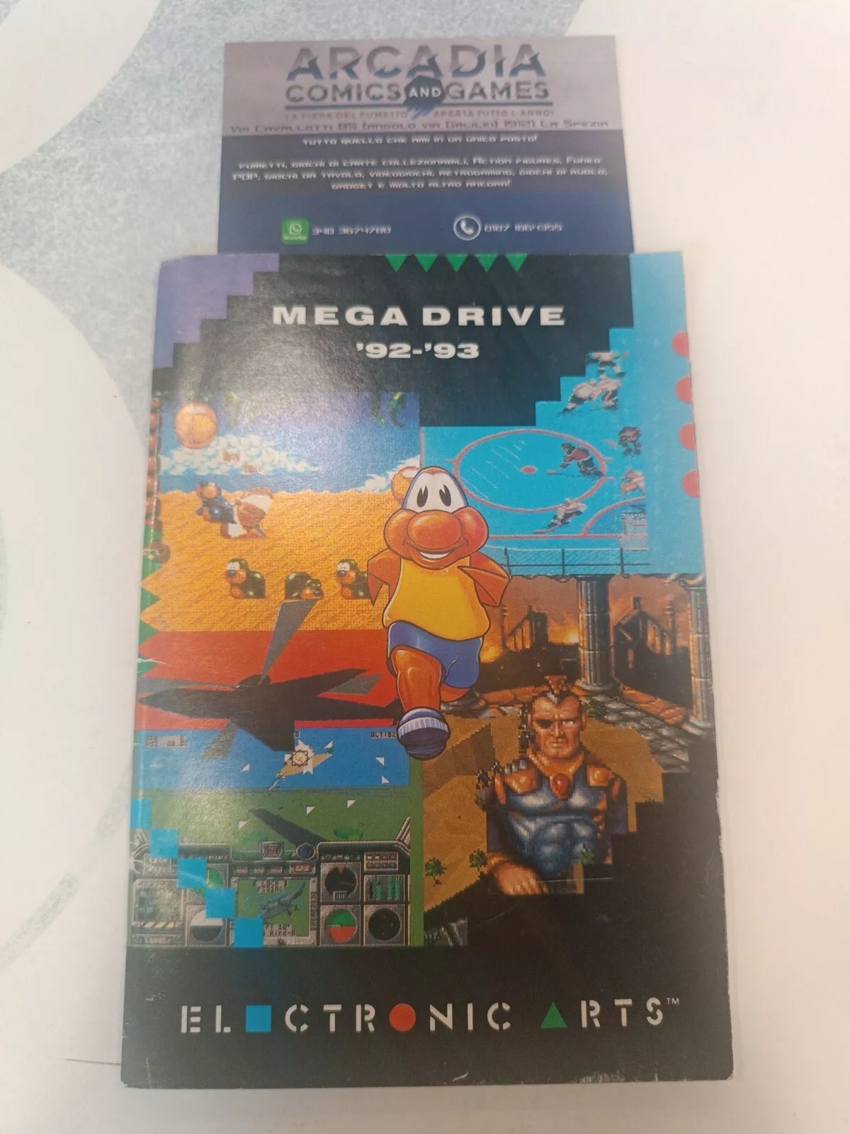 Electronics Arts Catalogo Mega Drive '92 '93 SEGA PAL